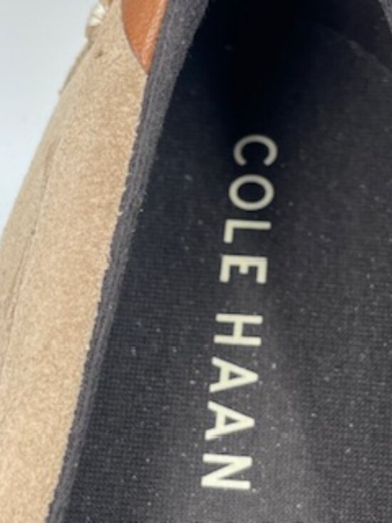 NEW Cole Haan shoes Nantucket Penny Loafers Men’s Sz 8.5 Beige Suede NWOB main image 7